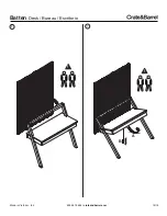 Предварительный просмотр 18 страницы Crate&Barrel Batten Series Assembly Manual