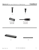 Preview for 2 page of Crate&Barrel Beaumont Assembly Instructions