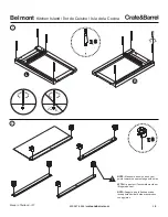 Preview for 3 page of Crate&Barrel Belmont Manual