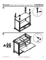 Preview for 6 page of Crate&Barrel Belmont Manual