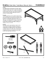 Crate&Barrel Bradley Manual предпросмотр