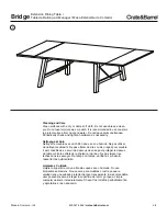 Предварительный просмотр 5 страницы Crate&Barrel Bridge Instructions