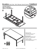 Предварительный просмотр 4 страницы Crate&Barrel Brookline Manual