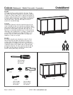 Preview for 1 page of Crate&Barrel Caicos Quick Start Manual