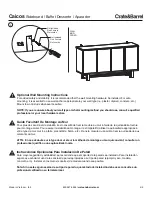 Preview for 4 page of Crate&Barrel Caicos Quick Start Manual