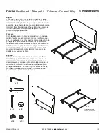 Предварительный просмотр 1 страницы Crate&Barrel Carlie Manual