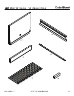 Preview for 2 page of Crate&Barrel Cas Instructions