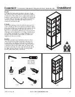 Crate&Barrel Casement Manual preview