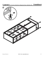 Preview for 2 page of Crate&Barrel Casement Manual