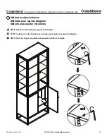 Preview for 3 page of Crate&Barrel Casement Manual