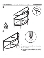 Preview for 2 page of Crate&Barrel Clairemont Manual