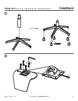 Предварительный просмотр 4 страницы Crate&Barrel Class Act Desk Chair Assembly Instructions