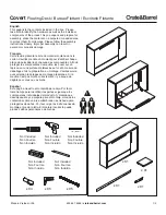 Crate&Barrel Covert Series Assembly Manual предпросмотр