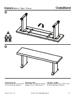 Preview for 4 page of Crate&Barrel Dakota Instructions