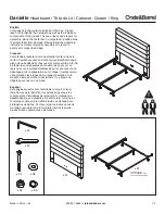 Preview for 1 page of Crate&Barrel Danielle Manual