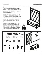 Crate&Barrel Dearborne Manual предпросмотр