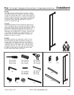 Crate&Barrel Flex Full Upright Quick Start Manual предпросмотр