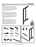 Crate&Barrel Flex Half Upright Quick Start Manual предпросмотр