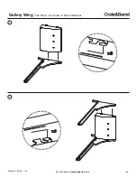 Preview for 4 page of Crate&Barrel Gallery Wing Twin Bed Assembly Instructions Manual