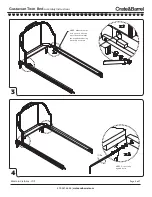 Предварительный просмотр 5 страницы Crate&Barrel Gustaviann Twin Bed Assembly Instructions Manual