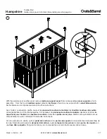 Предварительный просмотр 7 страницы Crate&Barrel Hampshire Toddler Rail Assembly Instructions Manual