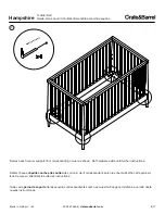 Предварительный просмотр 8 страницы Crate&Barrel Hampshire Toddler Rail Assembly Instructions Manual