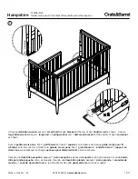 Предварительный просмотр 14 страницы Crate&Barrel Hampshire Toddler Rail Assembly Instructions Manual