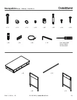 Предварительный просмотр 2 страницы Crate&Barrel Hampshire Quick Start Manual