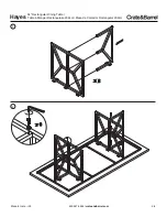 Предварительный просмотр 2 страницы Crate&Barrel Hayes Series Assembly Manual