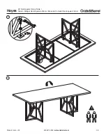 Предварительный просмотр 3 страницы Crate&Barrel Hayes Series Assembly Manual