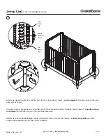 Preview for 11 page of Crate&Barrel Jenny Lind Crib Assembly Instructions Manual