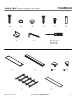 Предварительный просмотр 3 страницы Crate&Barrel Jenny Lind Trundle Assembly Instructions Manual