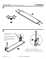 Предварительный просмотр 4 страницы Crate&Barrel Jenny Lind Trundle Assembly Instructions Manual