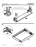 Предварительный просмотр 5 страницы Crate&Barrel Jenny Lind Trundle Assembly Instructions Manual