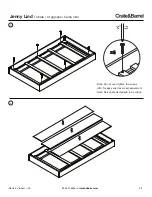 Предварительный просмотр 6 страницы Crate&Barrel Jenny Lind Trundle Assembly Instructions Manual