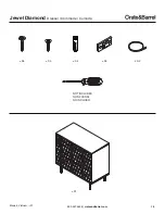 Предварительный просмотр 2 страницы Crate&Barrel Jewel Diamond Assembly Instructions Manual