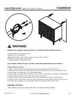 Предварительный просмотр 4 страницы Crate&Barrel Jewel Diamond Assembly Instructions Manual