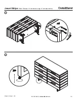 Предварительный просмотр 3 страницы Crate&Barrel Jewel Stripe Assembly Instructions Manual