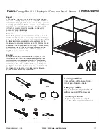 Предварительный просмотр 1 страницы Crate&Barrel Keane Manual