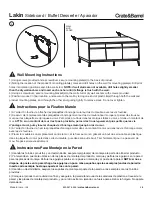 Предварительный просмотр 4 страницы Crate&Barrel Lakin Manual