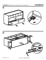 Предварительный просмотр 3 страницы Crate&Barrel Lamont Assembly Instructions Manual