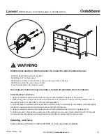 Предварительный просмотр 5 страницы Crate&Barrel Lamont Assembly Instructions Manual