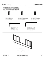 Предварительный просмотр 5 страницы Crate&Barrel Larkin Crib Assembly Instructions Manual