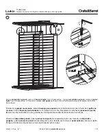 Предварительный просмотр 7 страницы Crate&Barrel Larkin Crib Assembly Instructions Manual