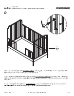 Предварительный просмотр 12 страницы Crate&Barrel Larkin Crib Assembly Instructions Manual