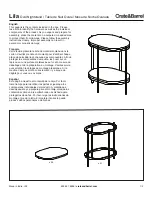 Preview for 1 page of Crate&Barrel Lila Assembly Manual