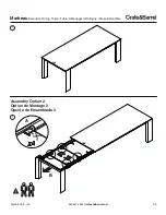 Preview for 5 page of Crate&Barrel Marbeau Manual