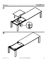 Preview for 6 page of Crate&Barrel Marbeau Manual