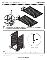 Предварительный просмотр 4 страницы Crate&Barrel Mid Century 3 in 1 Spindle Crib Assembly Instructions Manual