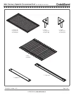 Preview for 3 page of Crate&Barrel Mid Century Spindle Conversion Bed Assembly Instructions Manual